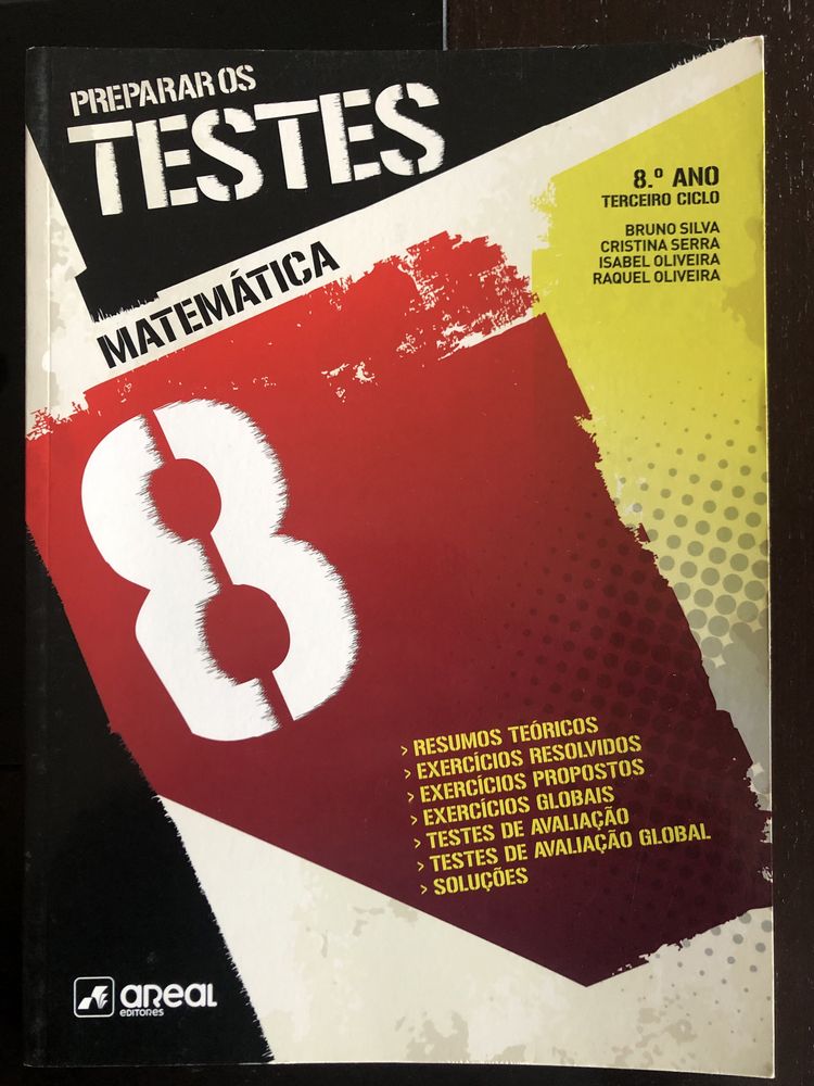 Livros de exercícios de Matemática 8 Ano