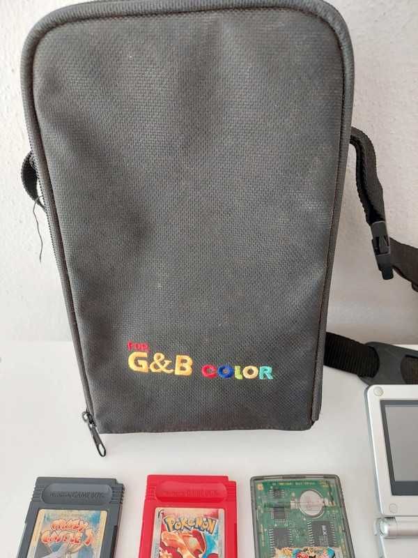 LOTE RETRO GameBoy Colors + Advance + Bolsa + Jogos