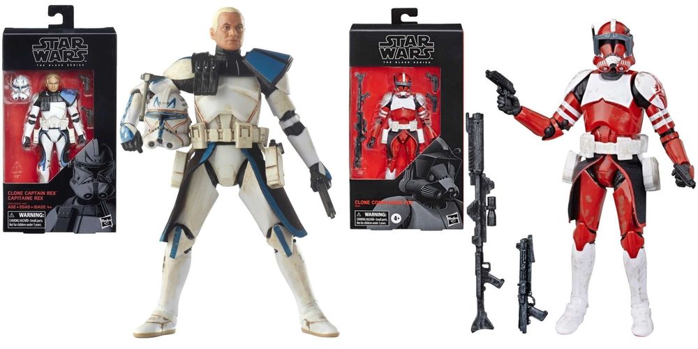 Фігурки Star Wars Black Series Клон Капітан Рекс і Коммандер Фокс