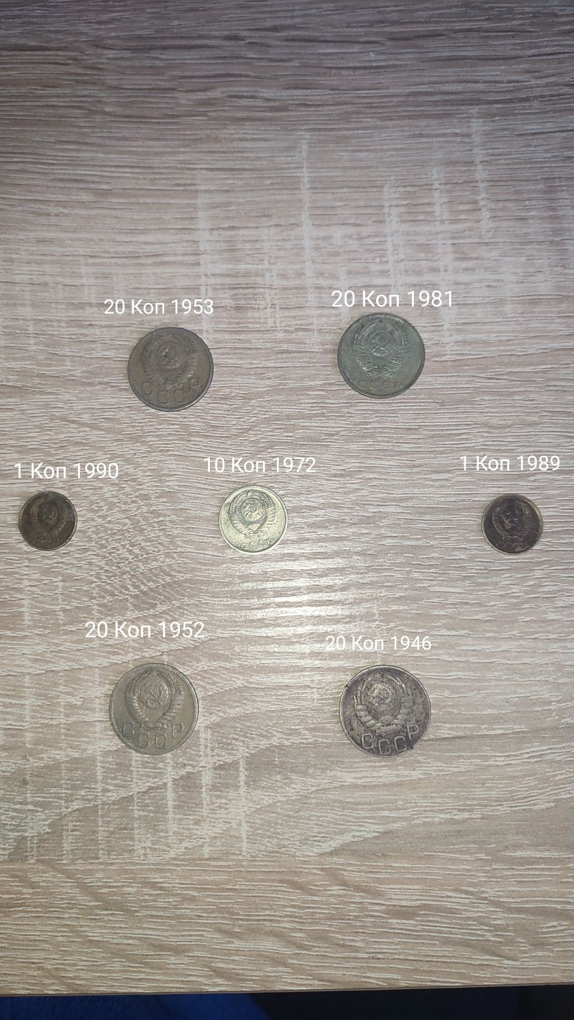 Продам монети старих років