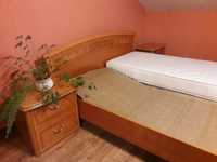 Łóżko sypialniane 180×200 z regulowanym zagłówkiem