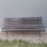 Ławka parkowa  metalowy stelaż