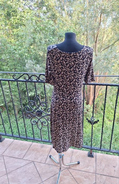 Sukienka midi 97 % wiskoza Next rozmiar L 40