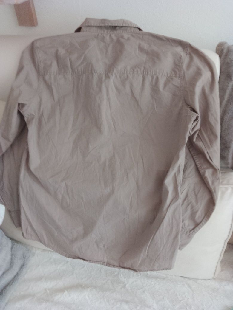 Koszula XL Wrangler cotton kakaowa