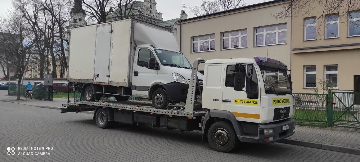 Pomoc drogowa lublin laweta holowanie usługi transportowe transport