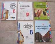 Livros actividades Escola 7º e 8º ano ( NOVOS )