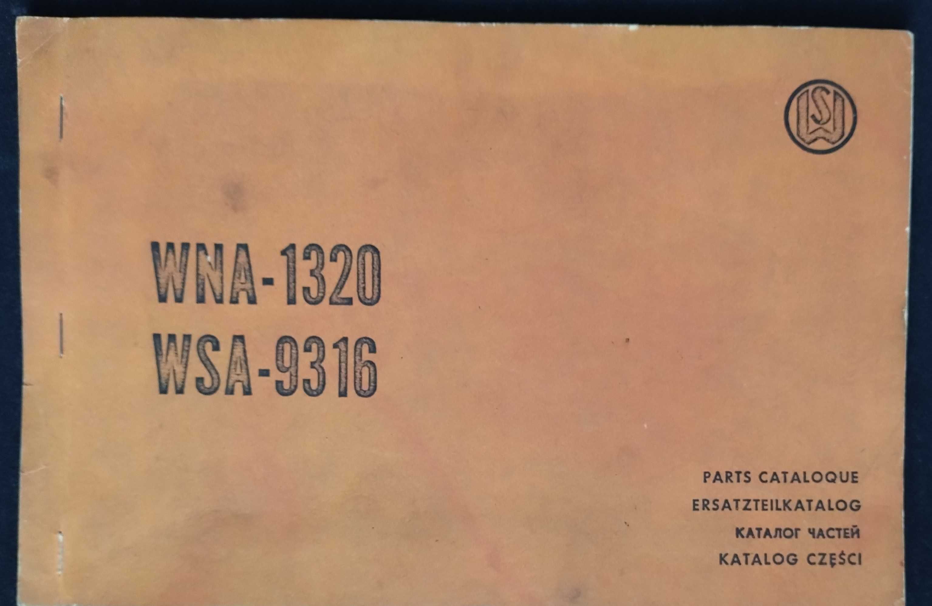 Wózek akumulatorowy platformowy WNA 1320 WSA 9316 katalog części