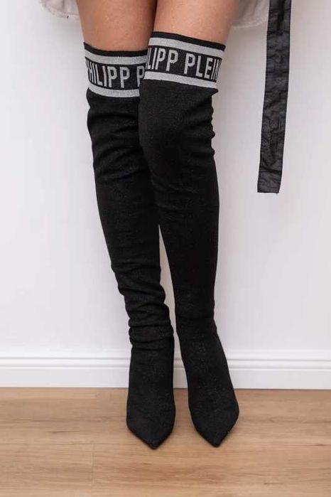 Kozaki na szpilce Philipp Plein