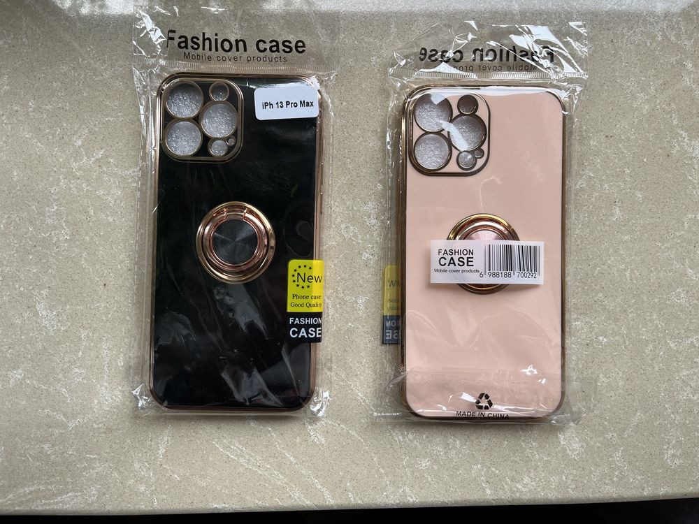 Case , etui iPhone 13 Pro Max Gold / Black