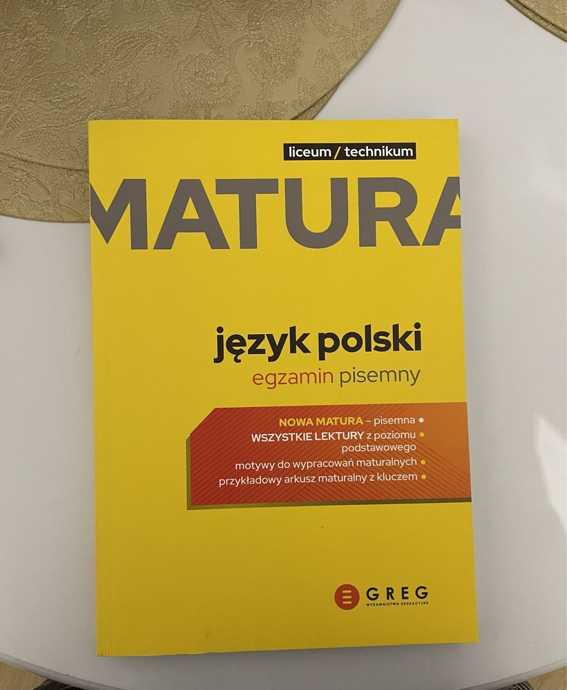 Repetytorium maturlne do języka polskiego, matury pisemnej