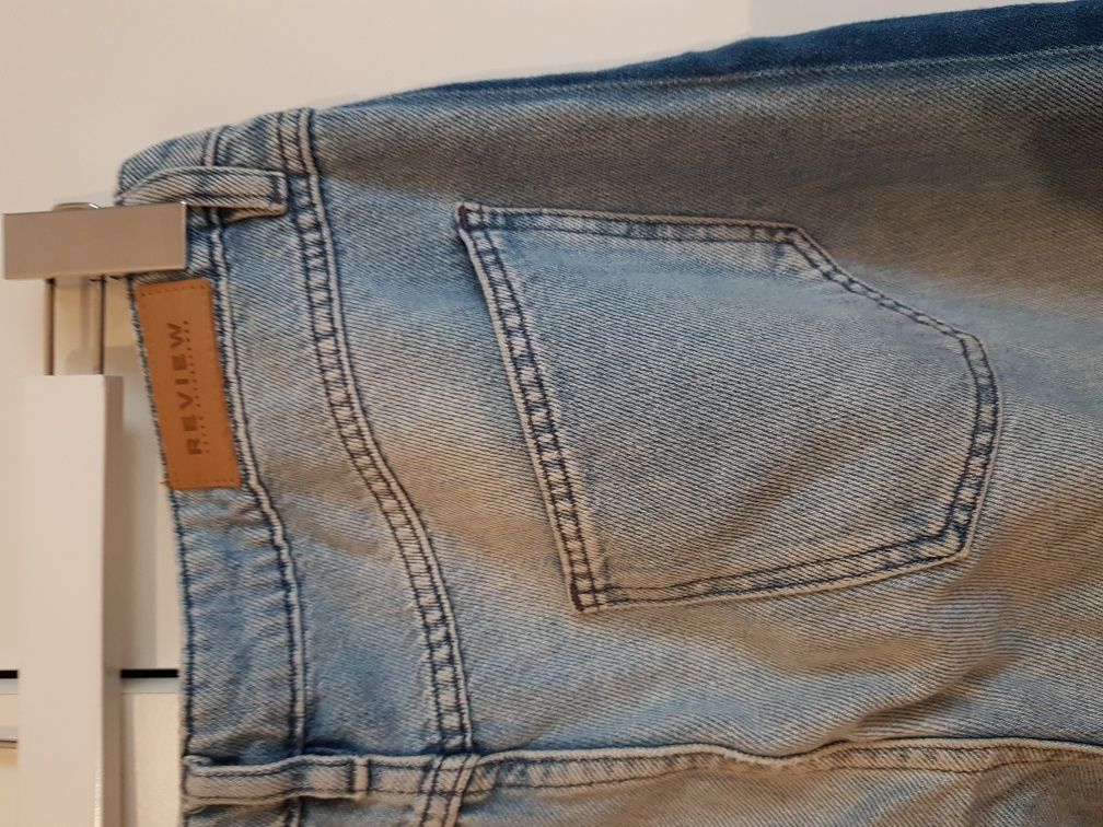 Review jeans spodnie z szerokimi nogawkami rozm. 29