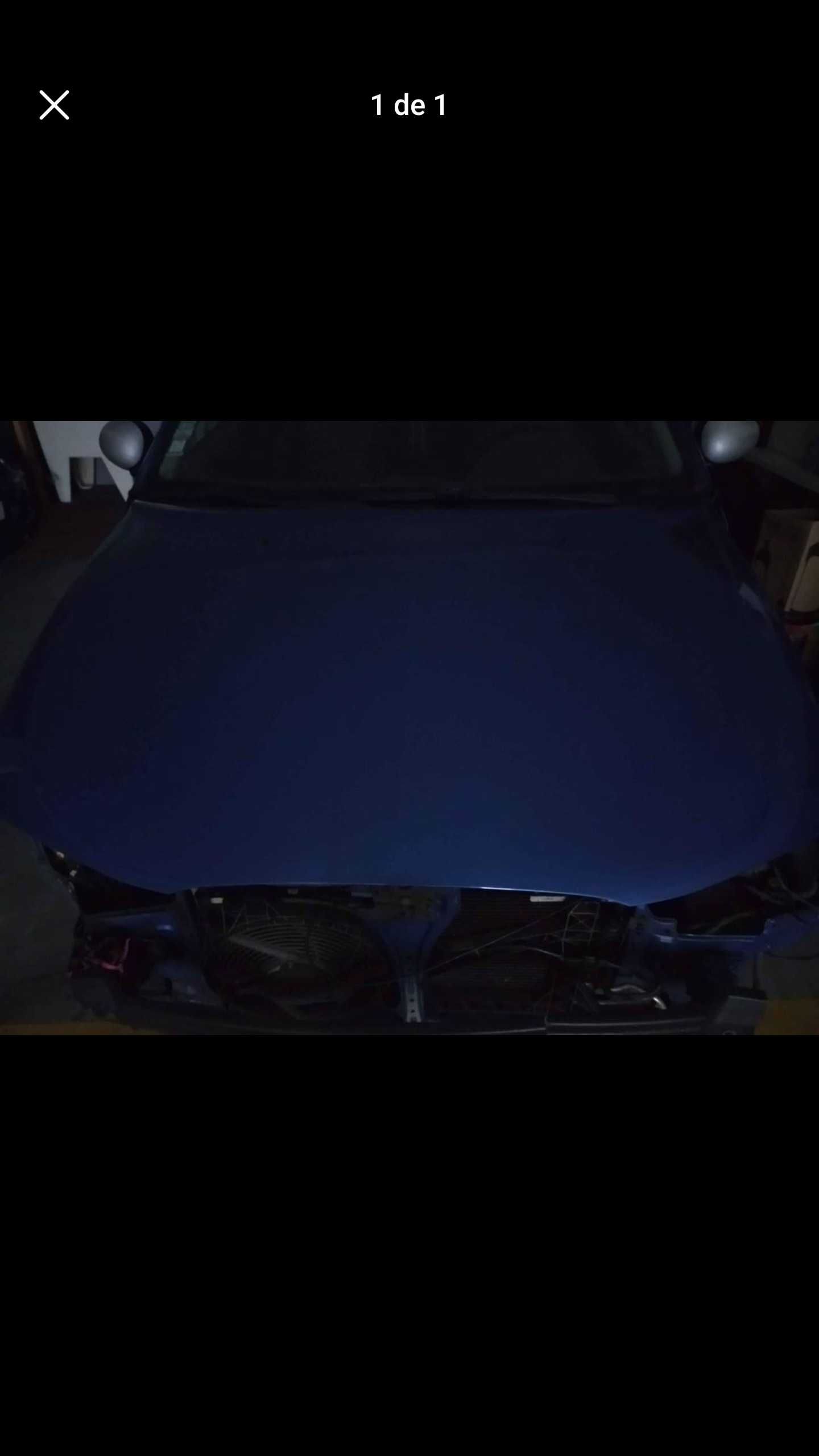 Capot MG ZR cor azul