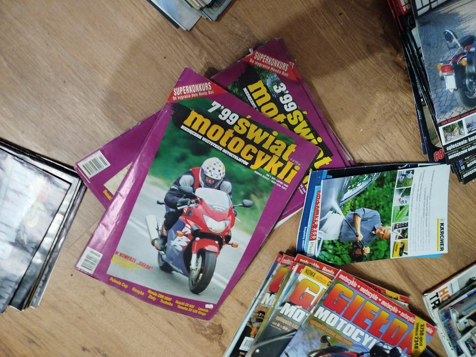 Świat motocykli od 93r do 2010 cena przykładowa