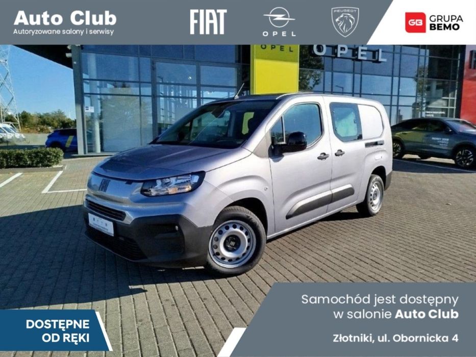 Fiat Doblo VAN 5-miejscowy L2 BlueHDi 130 S&S AT8 Automat przy rej. do 31.10.25