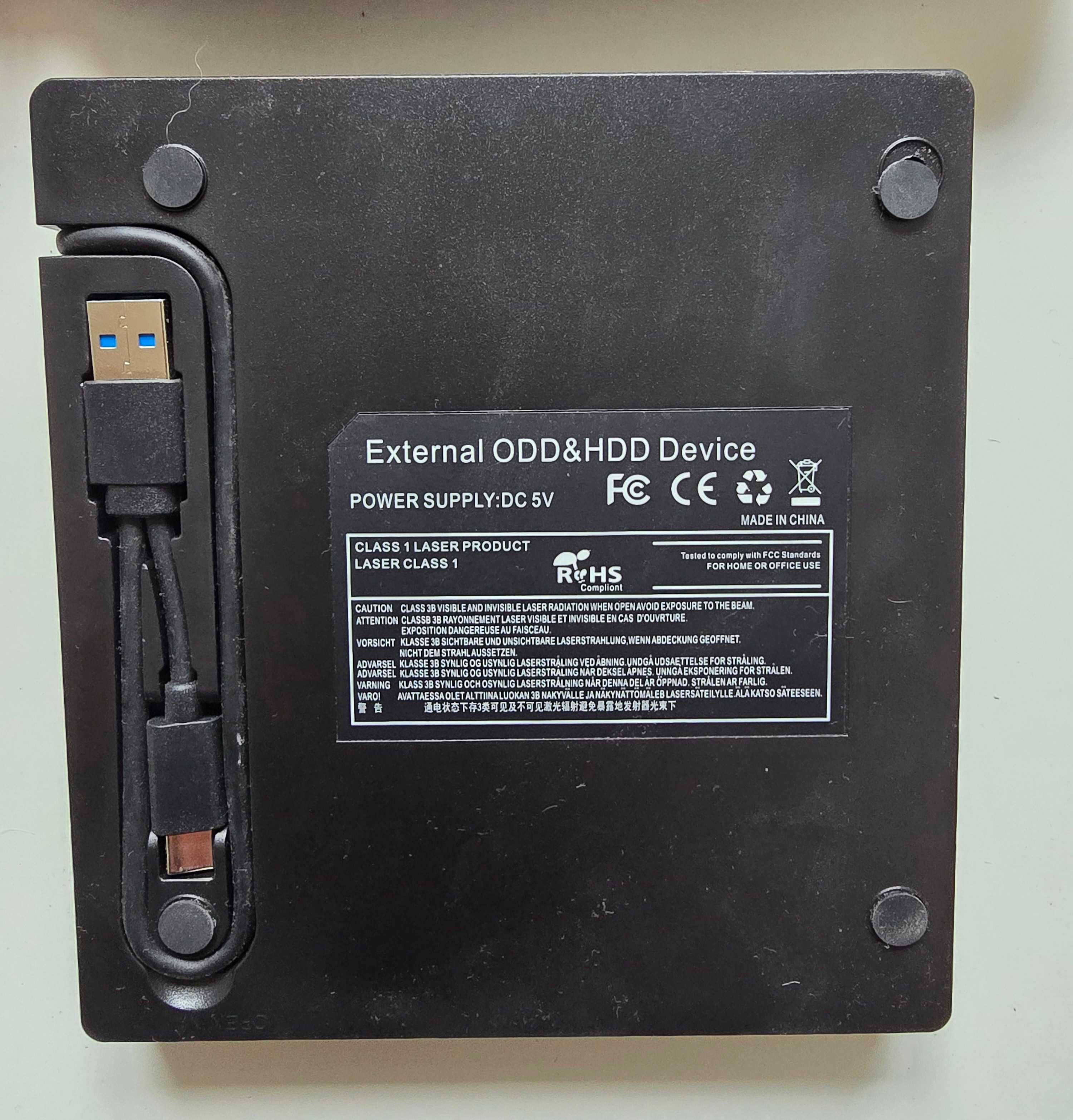 ORIGBELIE Zewnętrzna nagrywarka DVD/CD USB 3.0 8w1 TP620