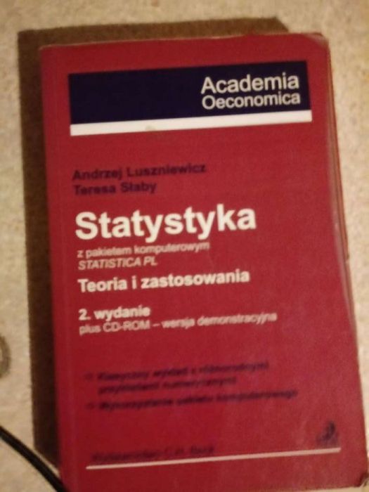 Statystyka. Teoria i zastosowania. A.Luszniewicz, T. Słaby