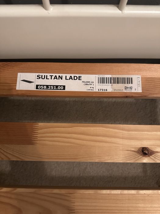 Łóżko leirvik ikea 140x200