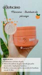 Máscara de Hidratação Cuide-se Bem – Bumbum de Pêssego