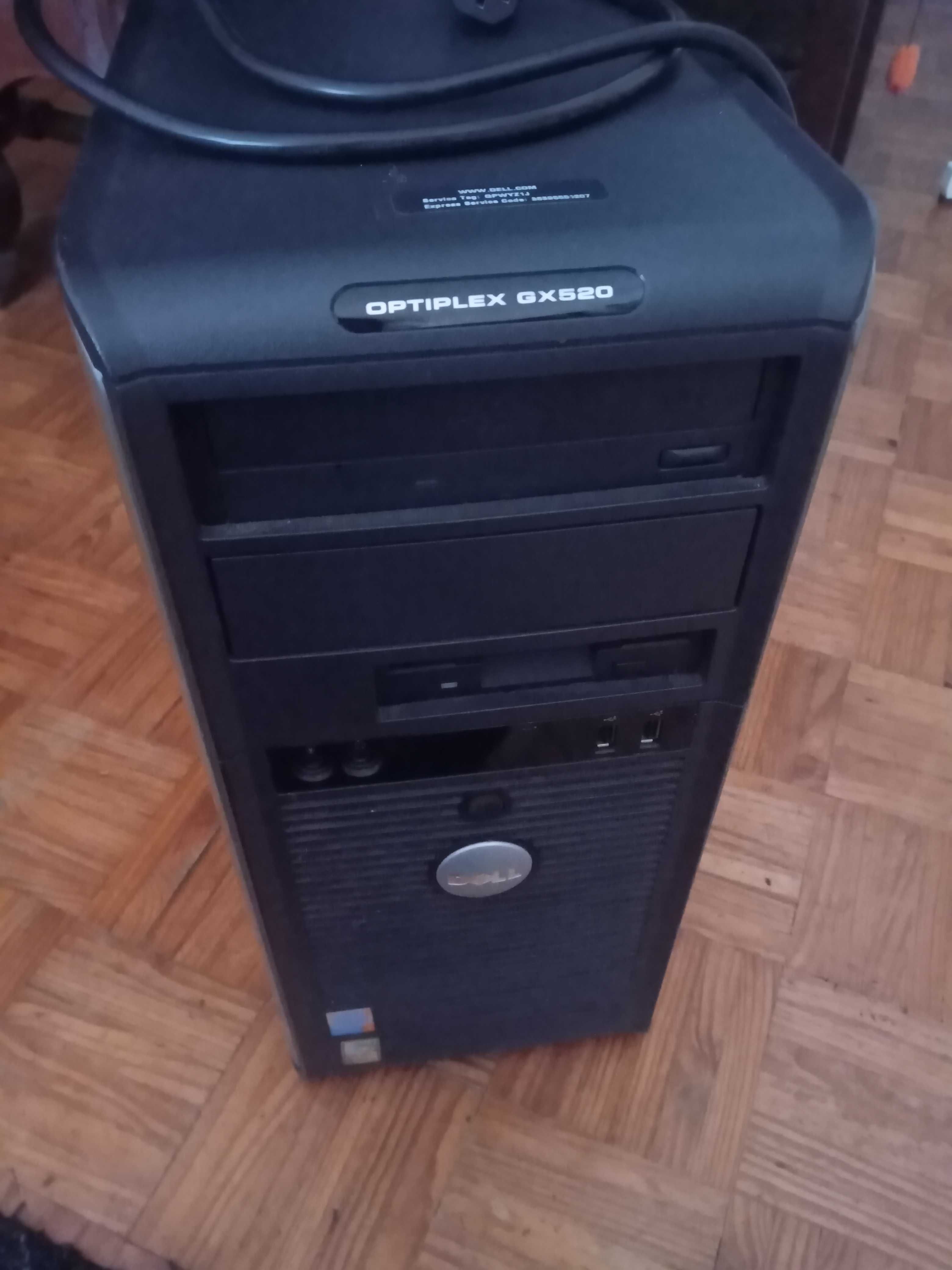 Pc fixo Dell Optiplex gx520 para peças ou reparar