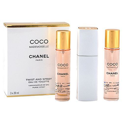 Chanel Coco Mademoiselle Eau de Toilette 60ml. 3x20ml.