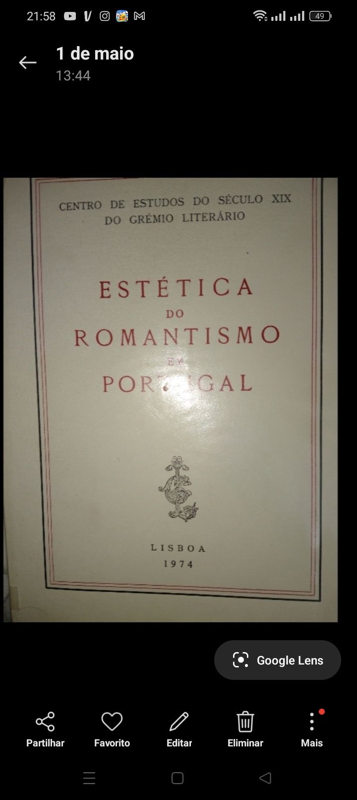 Estética do Romantismo em Portugal