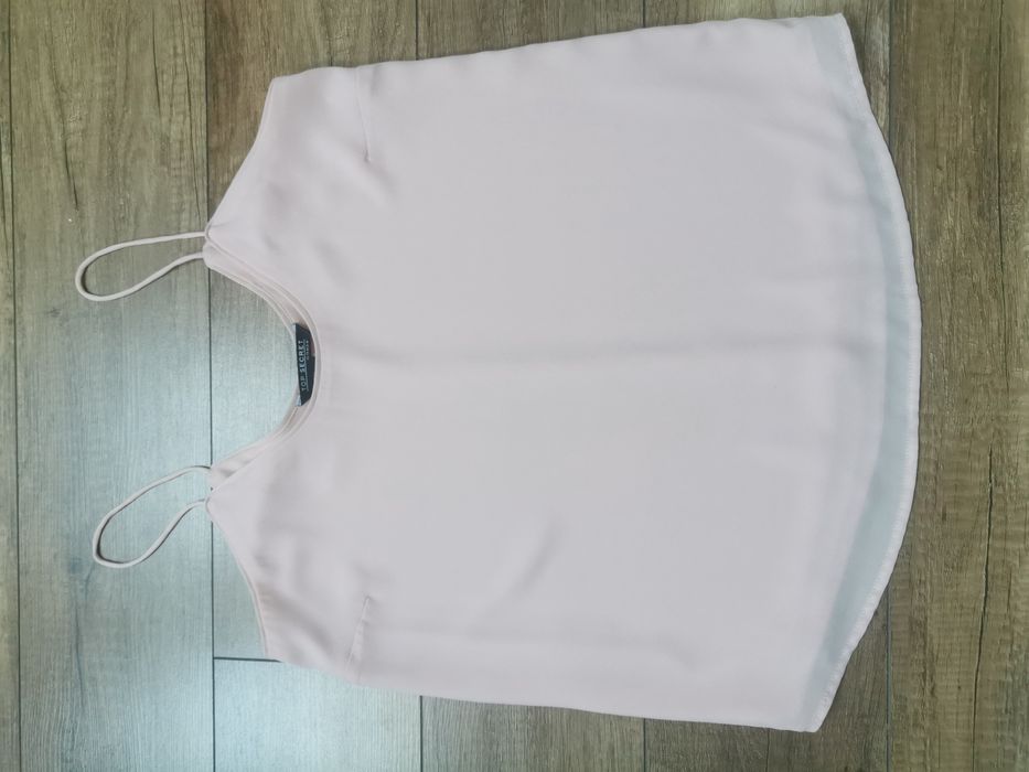 Bluzka na ramiączkach pudrowy róż 36 S Top Secret