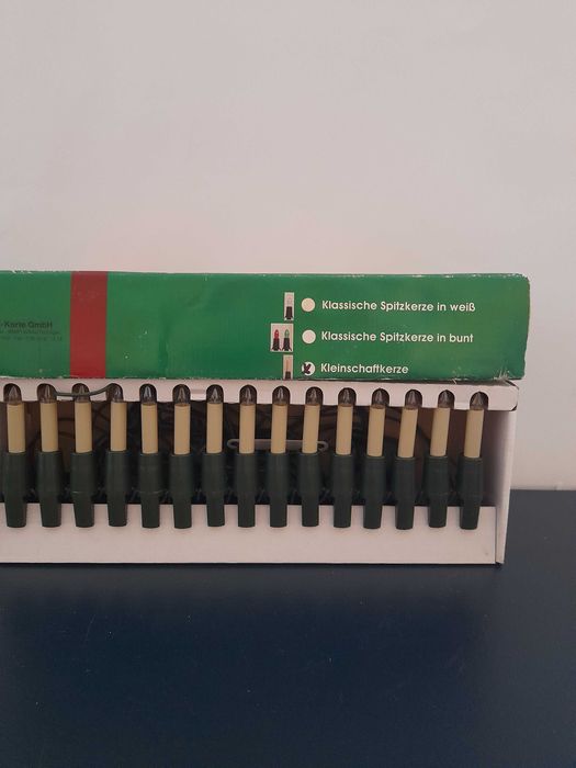 Stare lampki choinkowe oryginalne Thuringer Lichterktten