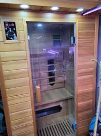 Sauna na podczerwień INFRAROT sucha Infrared Radio LED LCD USB MP3