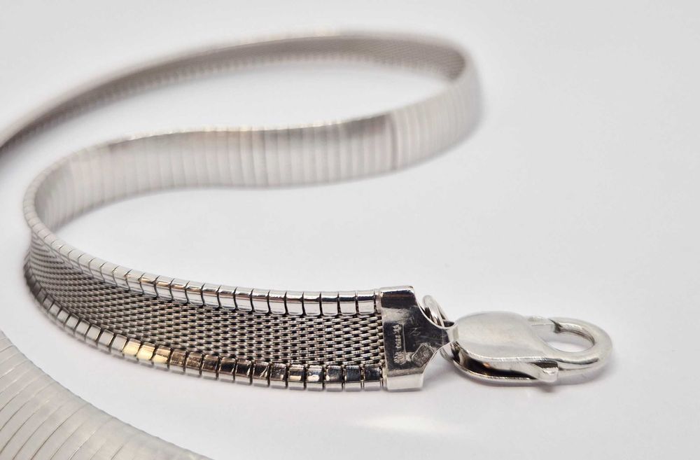 Łańcuszek srebrny, naszyjnik, 45,14g, srebro 925,Komis Jasło Czackiego