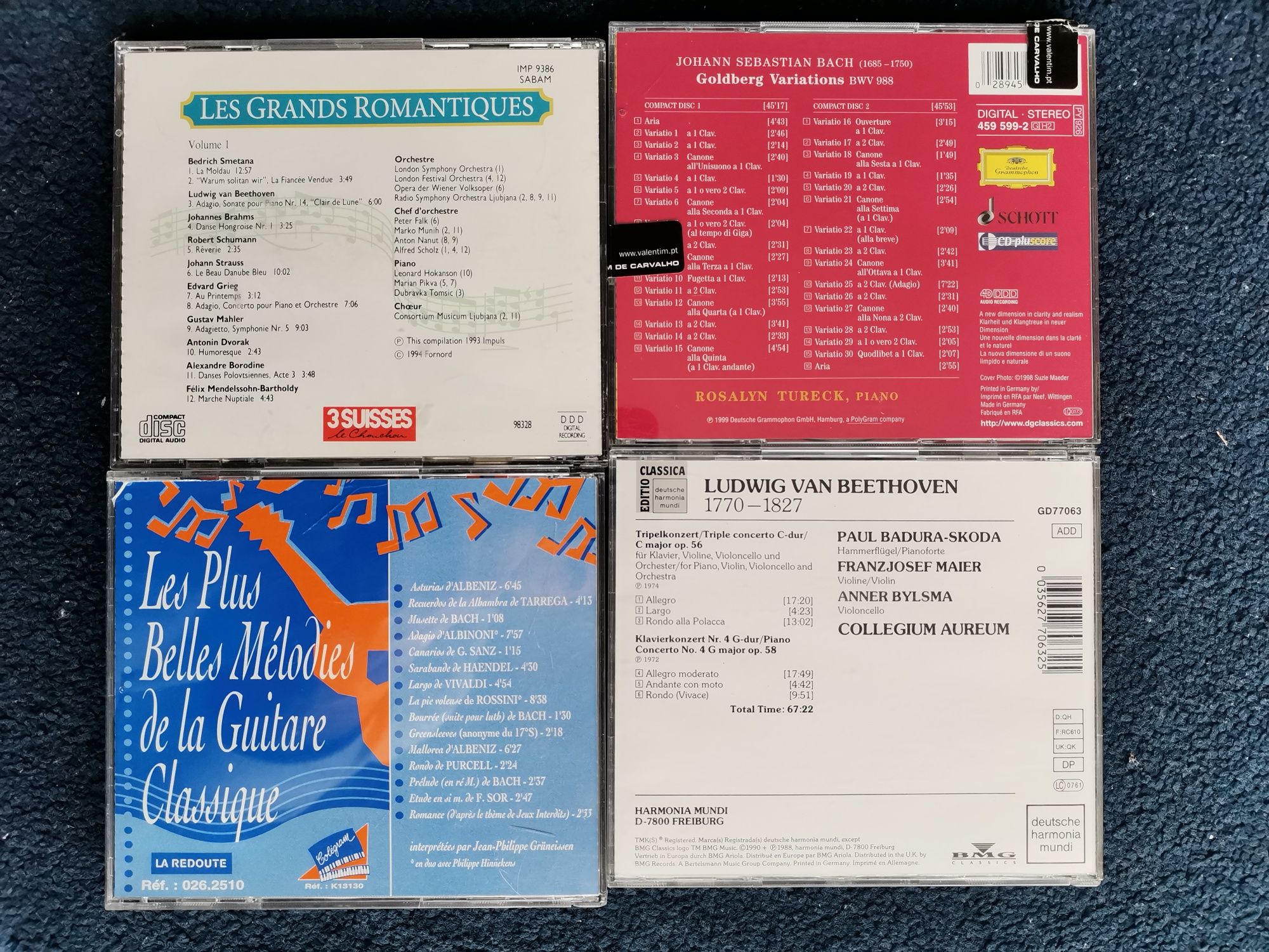 Conjunto de cd originais de musica clássica ate ao fado