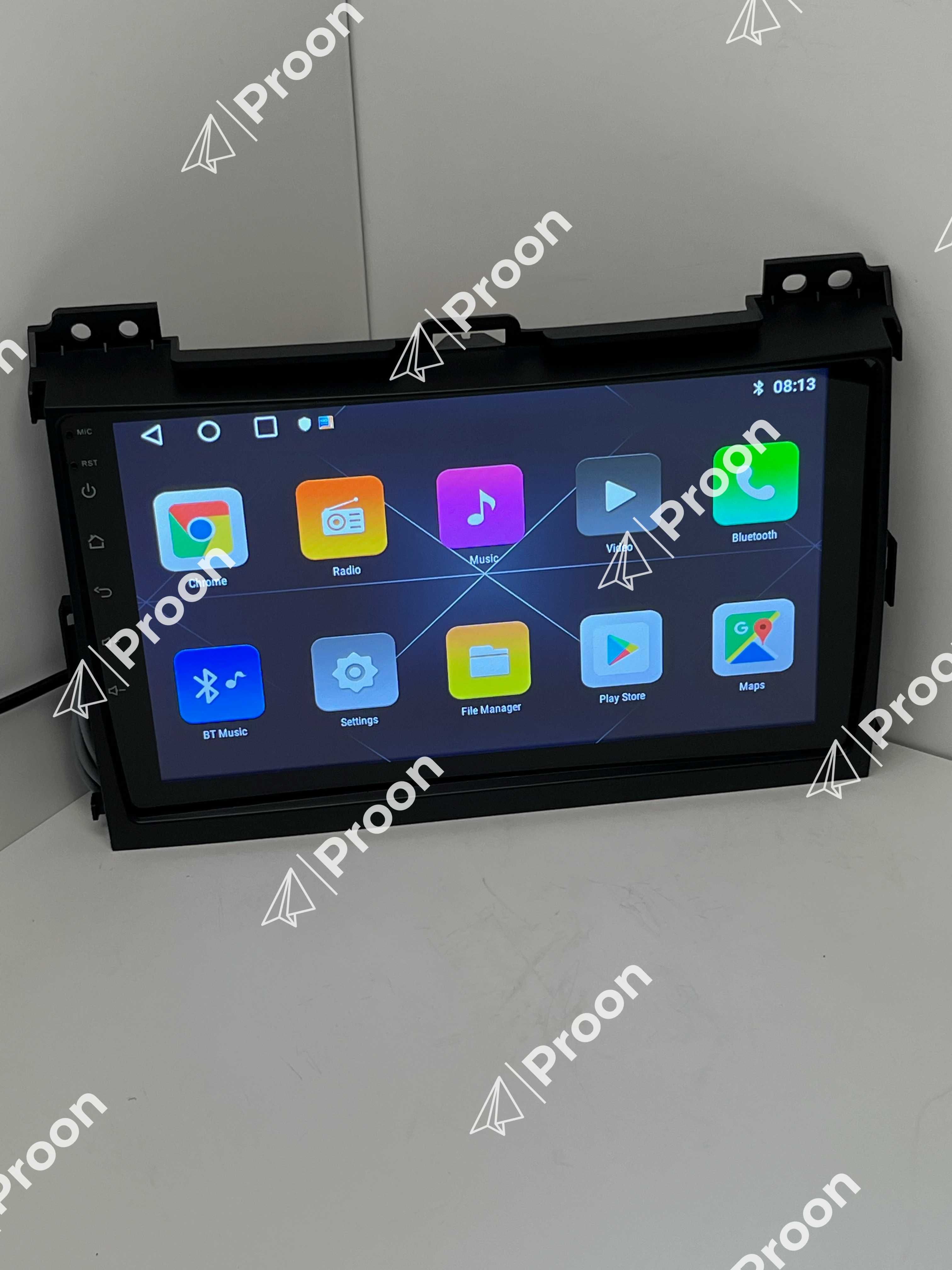 Auto Radio Toyota Prado 120 Android 2Din Ano 2004 até 2009