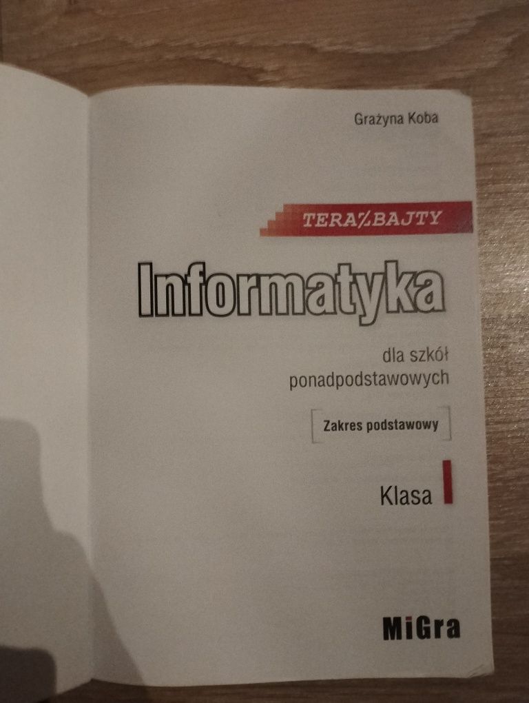 Informatyka podrecznik dla liceum i technikum