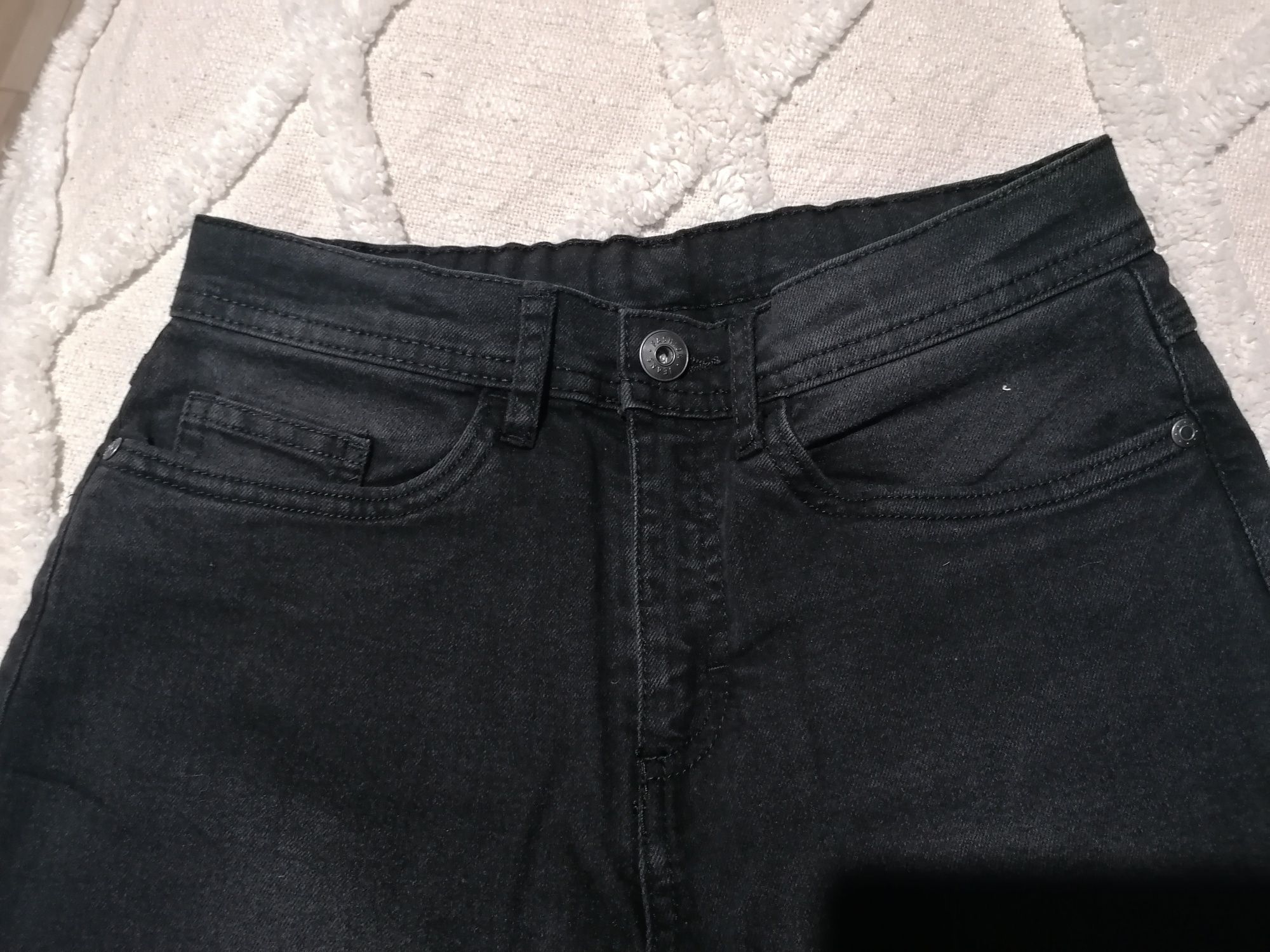 Spodnie jeans czarne 146 lidl
