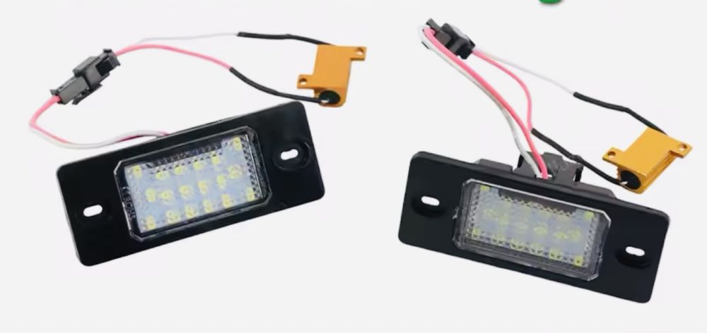 Подсветка номера Porsche Cayenne VW Tiguan Golf Touareg Passat