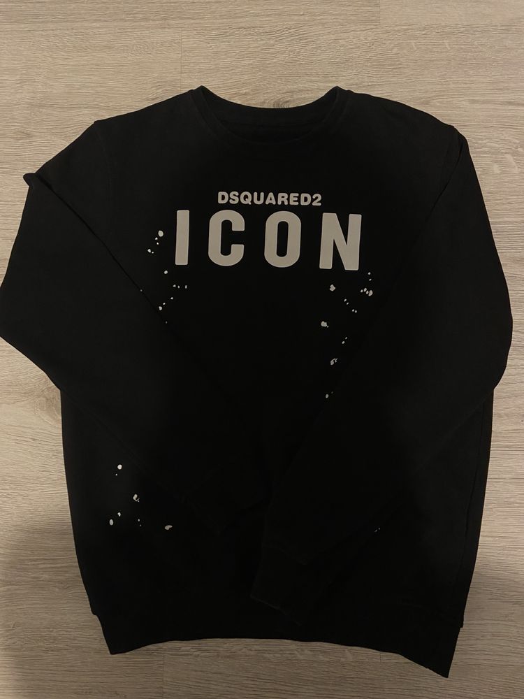 Czarna bluza Dsquared2 Icon