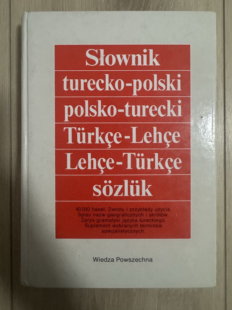 Słownik polsko turecki Unikat