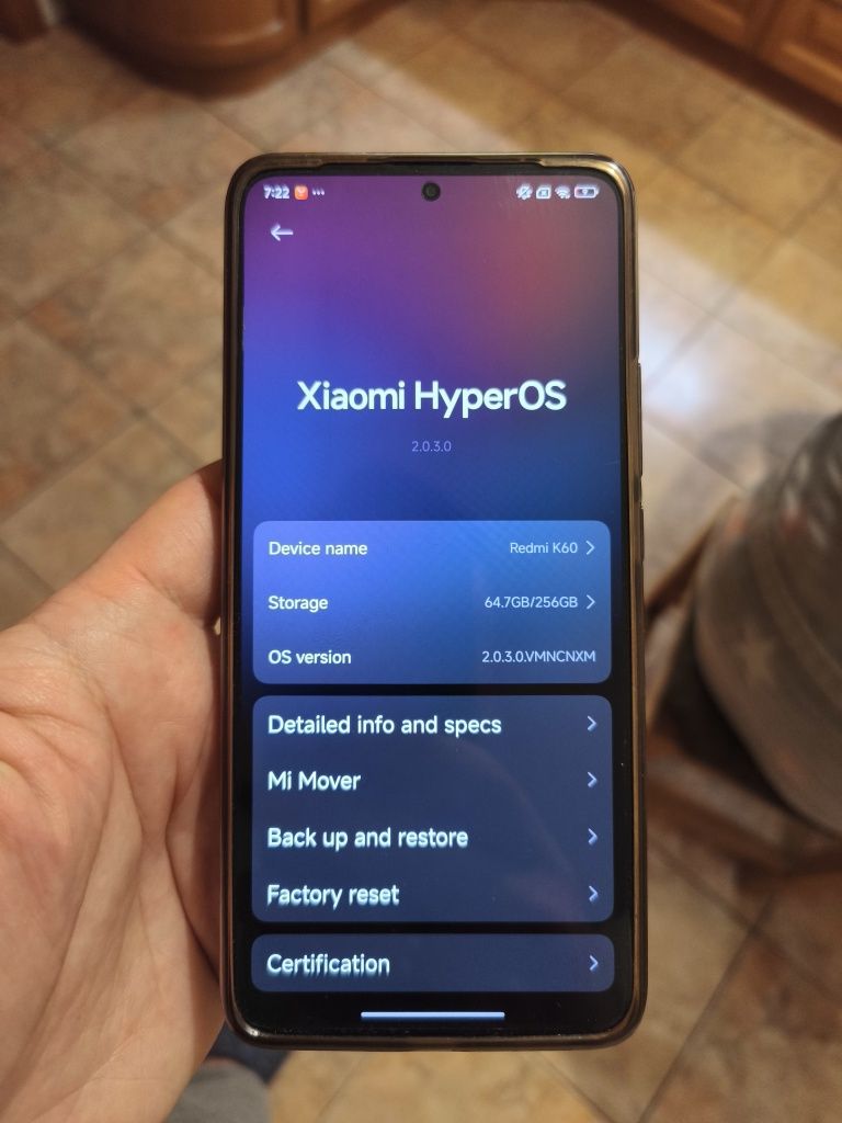 Xiaomi Redmi k60 16/256
