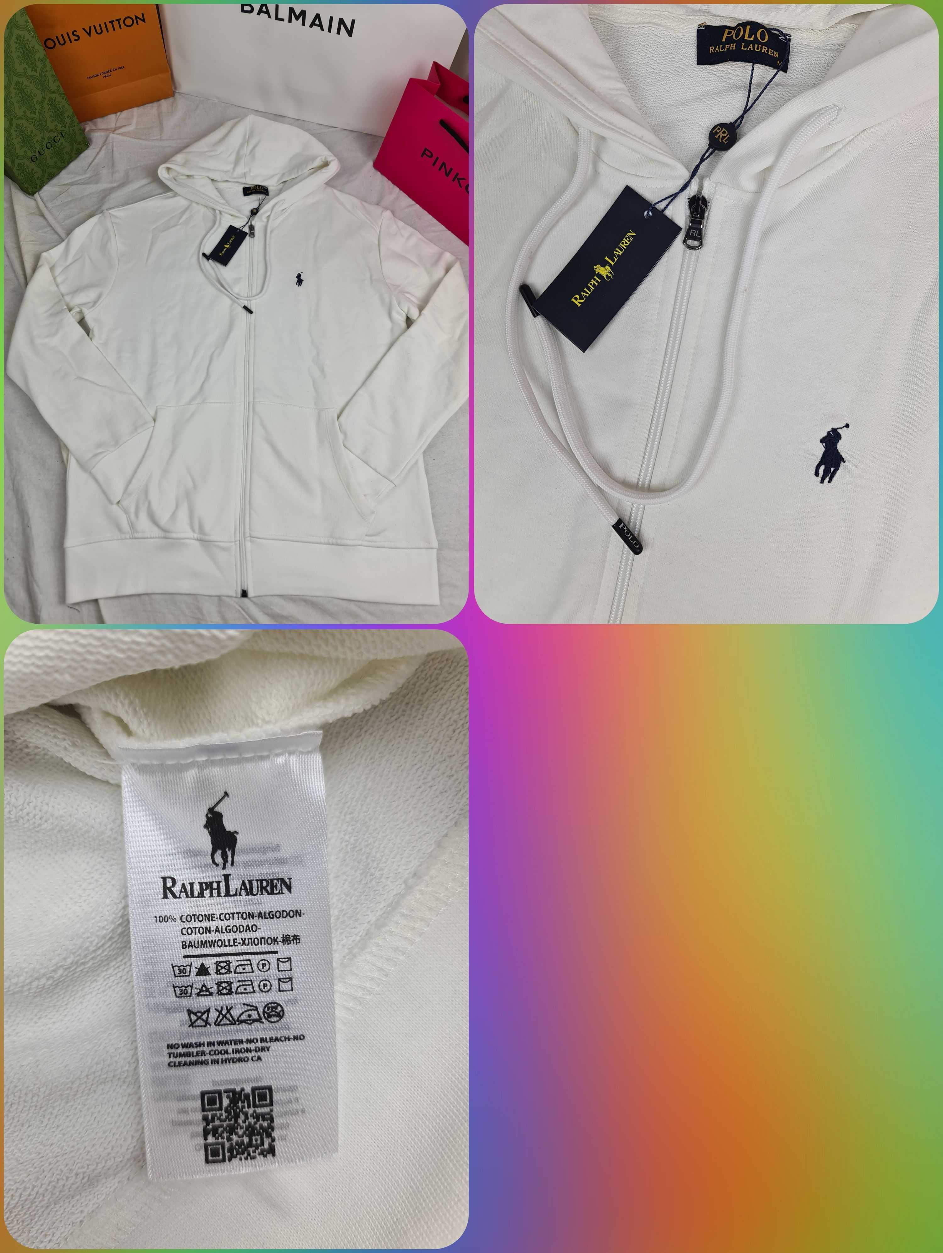Bluza męska rozpinana kaptur ralph lauren logowane Armani OUTLET