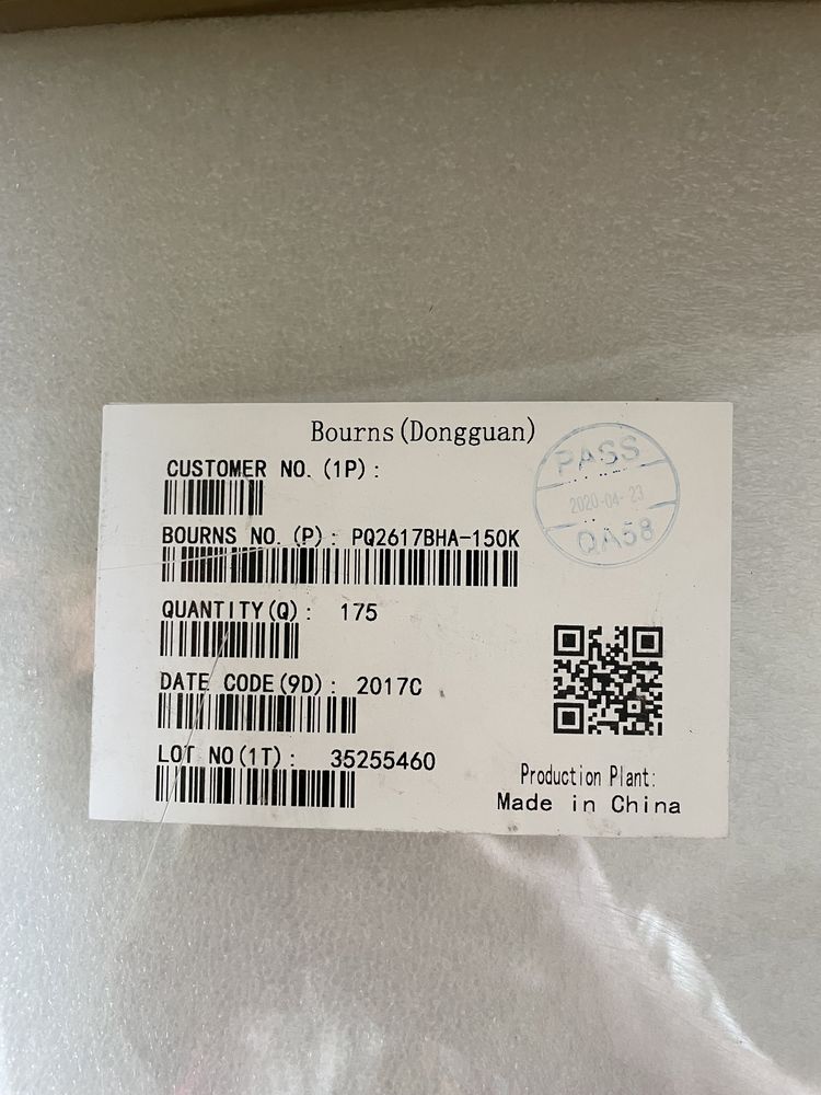 Cewki indukcyjne, dławiki i zwojnice Bourns PQ2617BHA-150K Adax Koźle