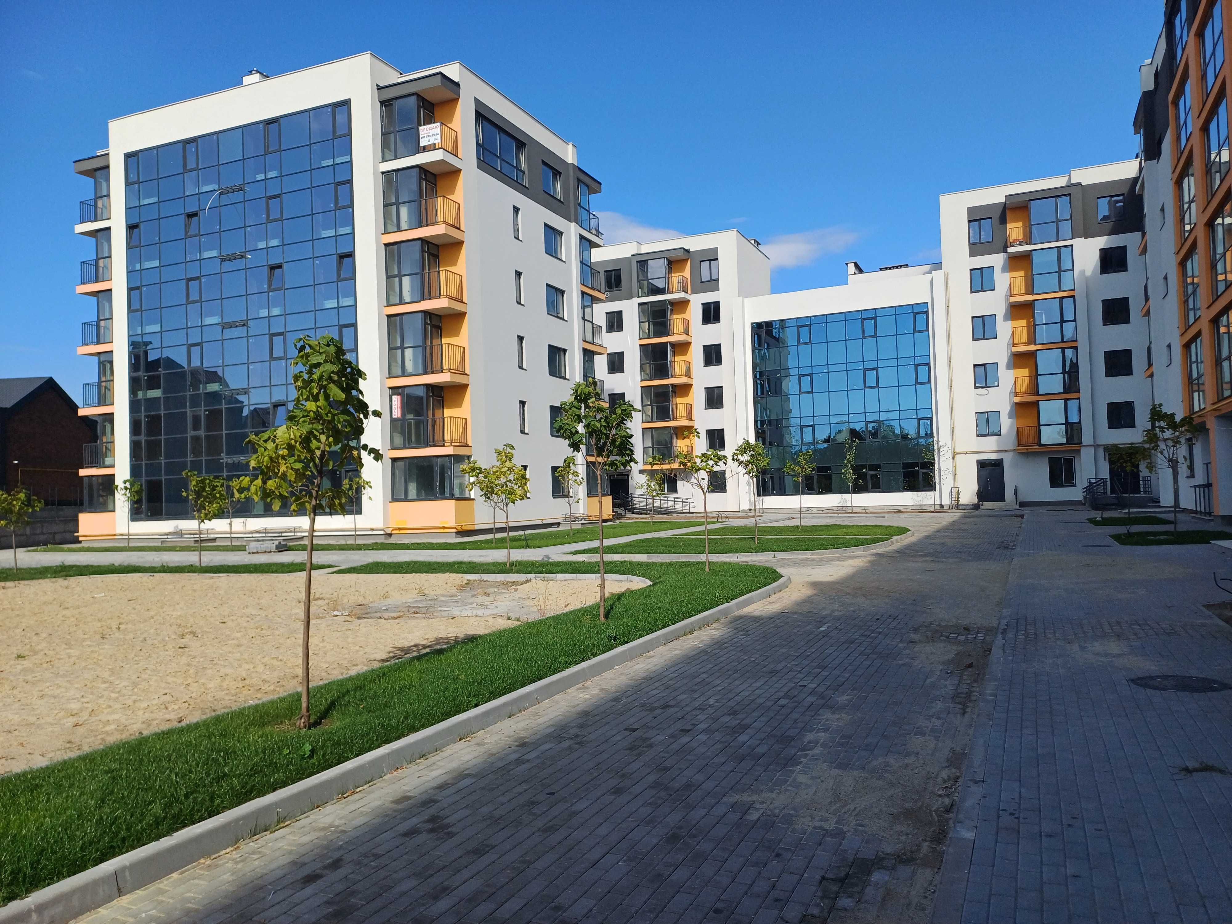 1-кімн. квартира 42,5м2 в зданій новобудові ЖК «Західний».