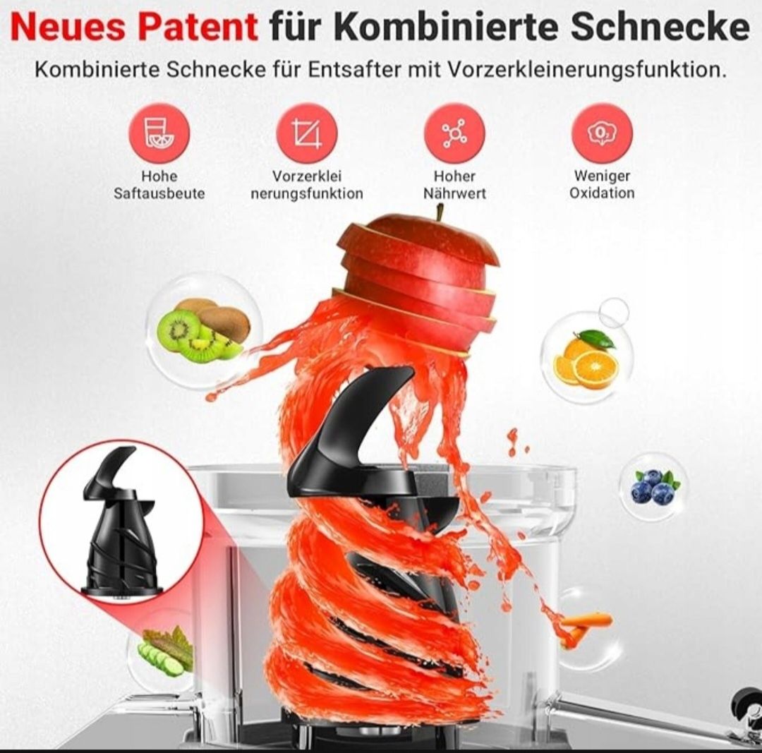 Sokowirówka wolnoobrotowa pionowa Aobosi MP-802E 250 W