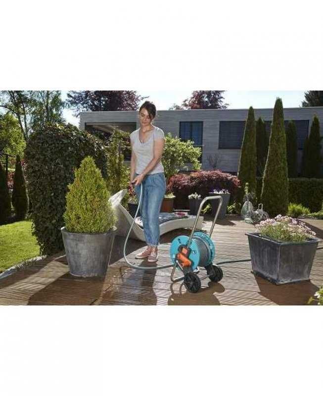 Візок Gardena CleverRoll S Set + набір для поливу 20 м. (18502-50).