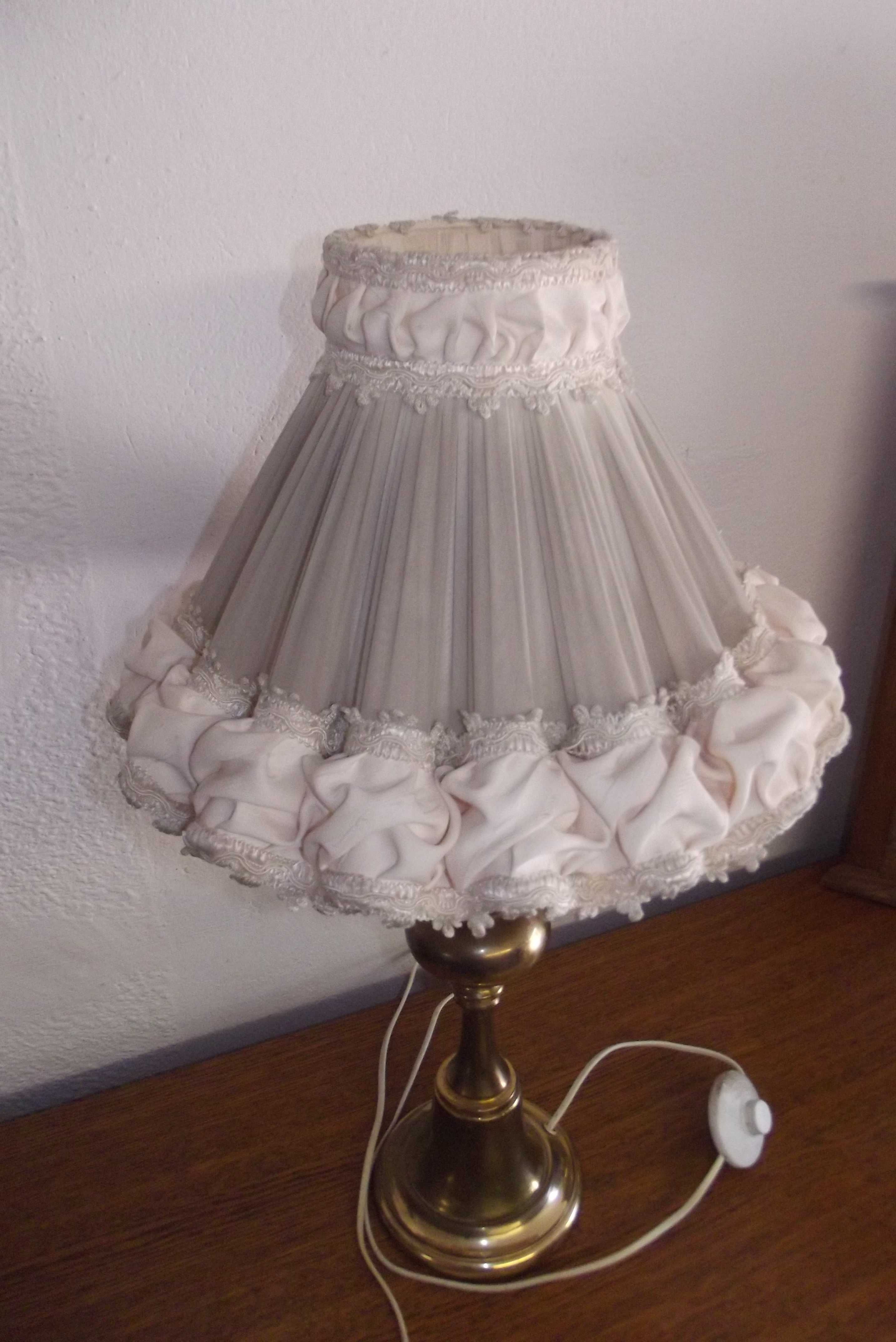 lampa lampka nocna stojąca mosiężna nocna pokojowa dekoracyjna