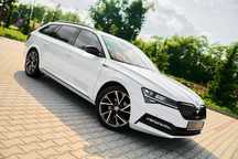 Skoda Superb SPORTLINE __ 200KM __ Biała Perła