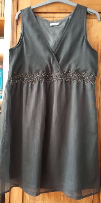 Grafitowa sukienka Kaffe 42