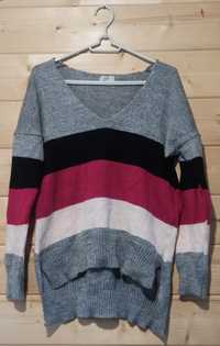 Sweter damski w paski