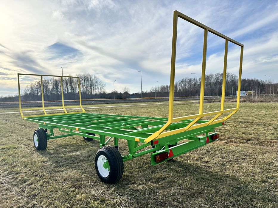 Przyczepa do bel AKTUALNE słomy siana platforma dłużyca