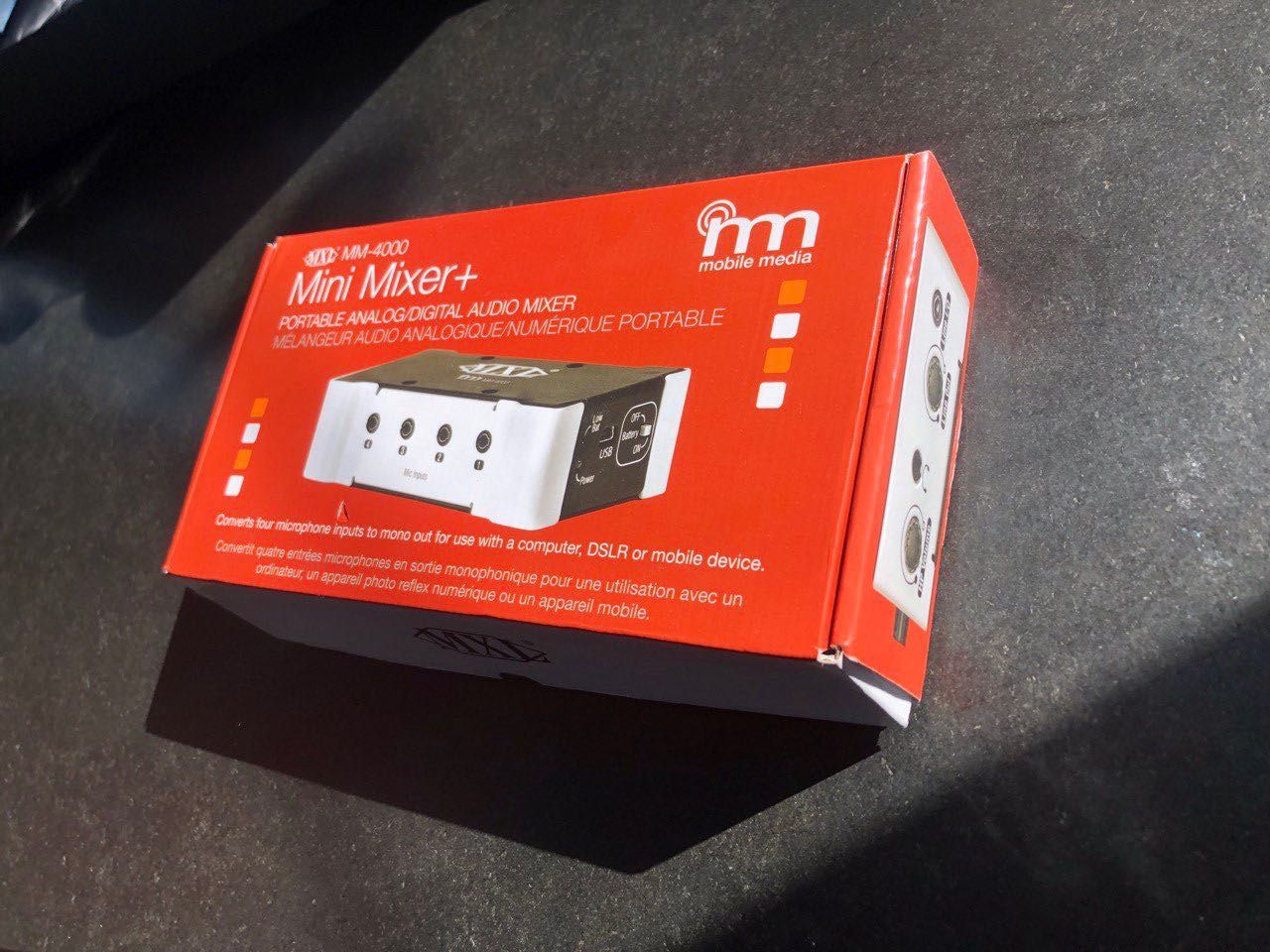 MXL MM-4000 Mini Mixer+ Portable Analog/Digital Audio Mixer