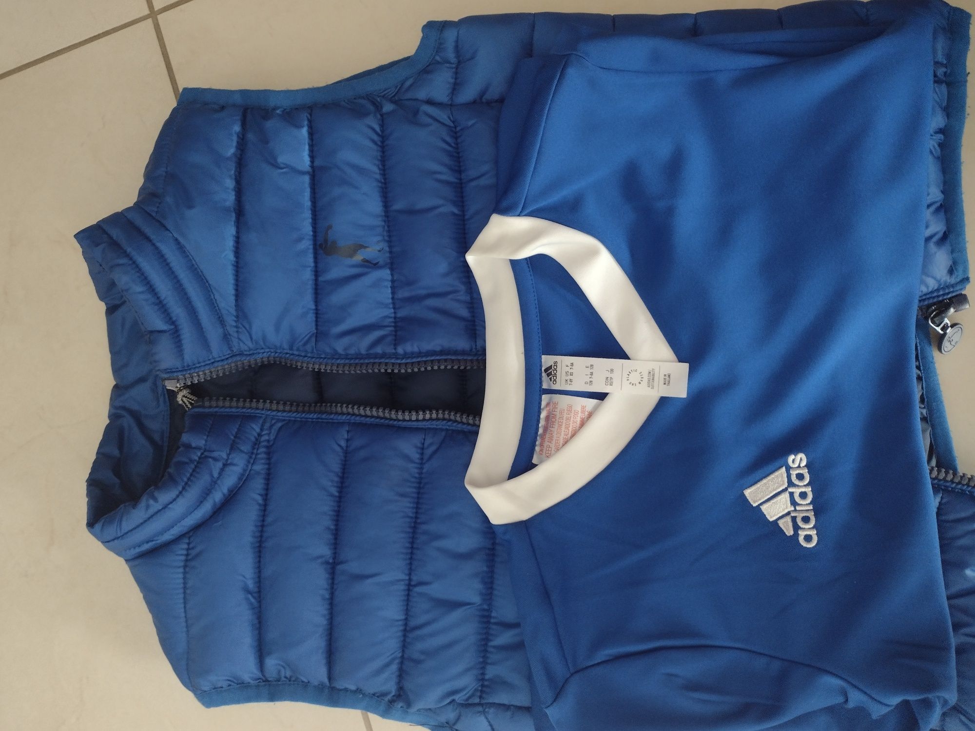 Bezrękawnik dziecięcy Boxeur plus T-shirt Adidas rozm