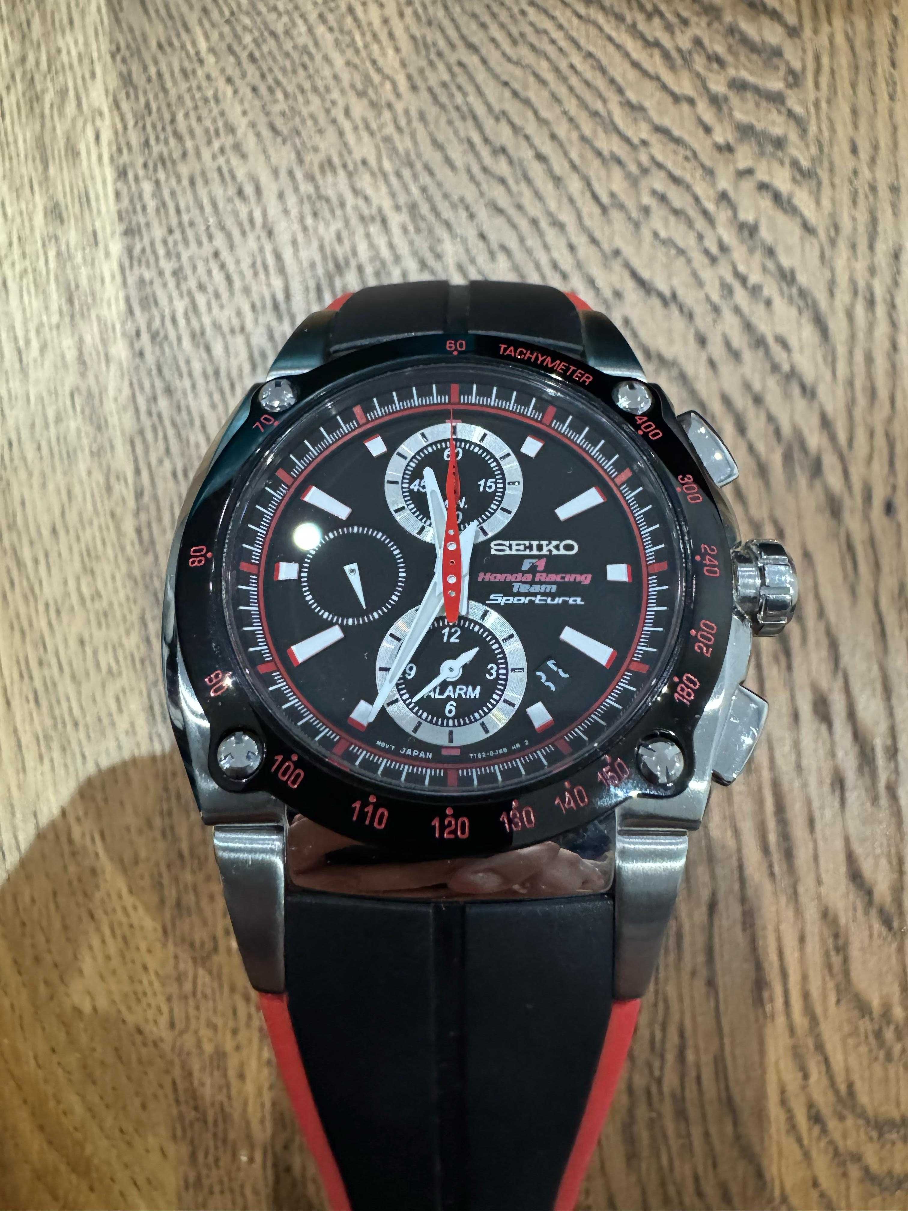 Relógio Seiko Sportura F1 Honda Racing Team